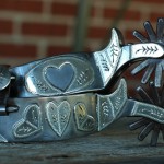 Handmade Bits and Spurs Marked R Falcon