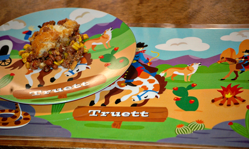 Ride 'em Cowboy Plate and Placemat combo Ride 'em Cowboy Plate and Placemat combo