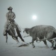 Jiggy Cutting a cow