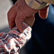 in daddy's hands in daddy's hands
