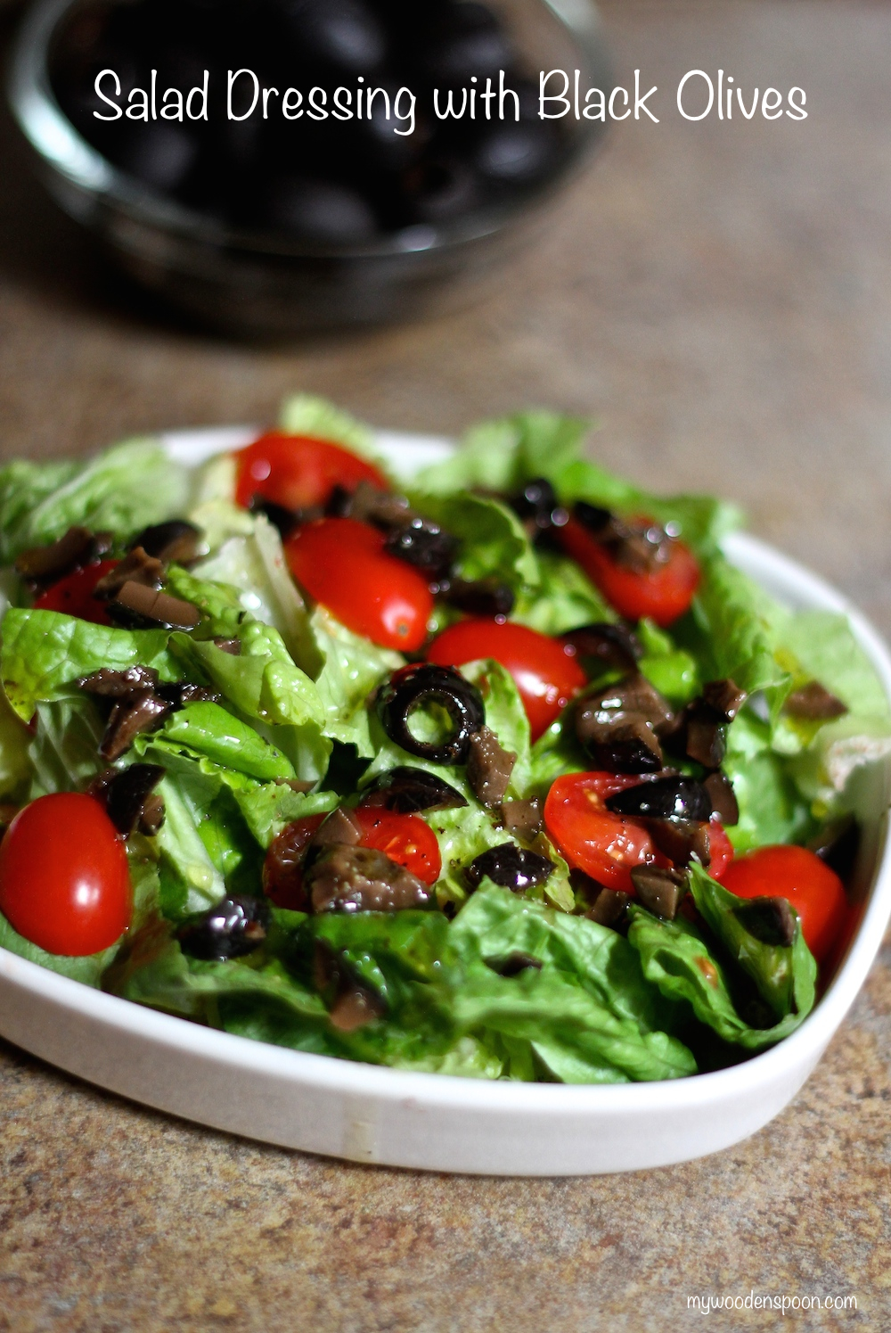 Salad Dressing with Black Olives