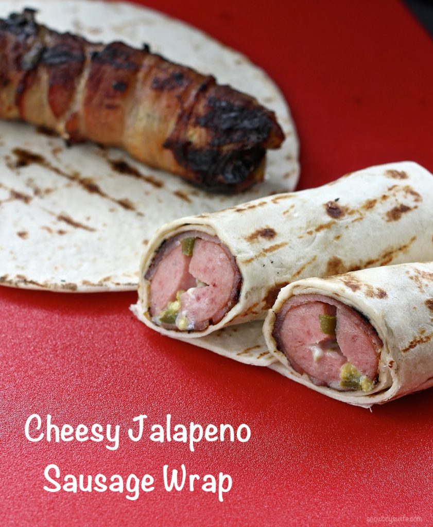 Cheesy Jalapeno Sausage Wrap Recipe