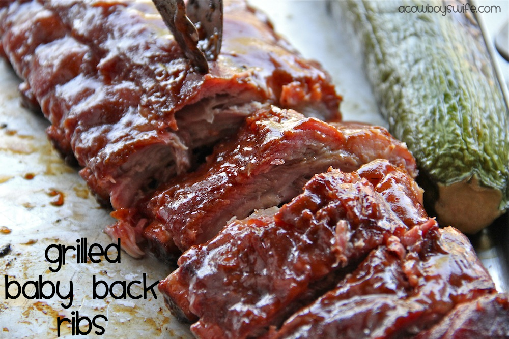 grilled baby back ribs
