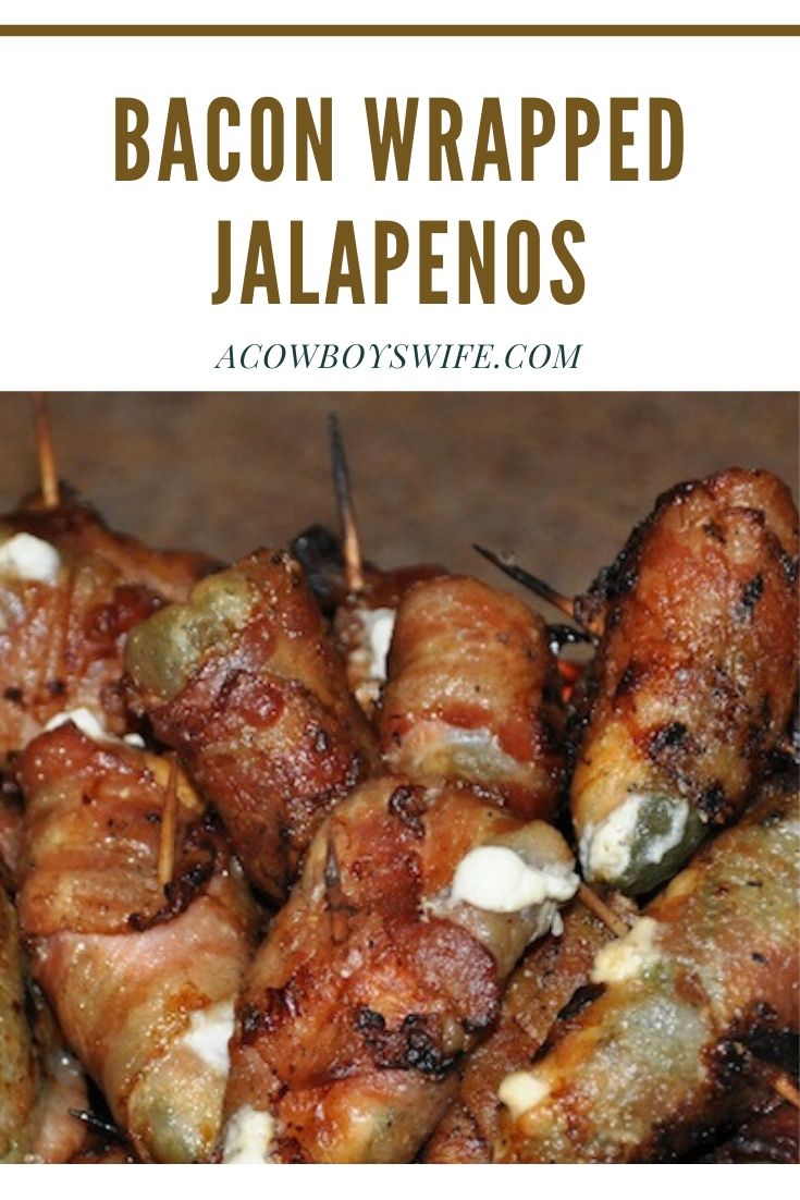 Bacon Wrapped Stuffed with Cream Cheese Jalapenos A Cowboy's Wife