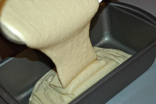 lemon bread batter loaf