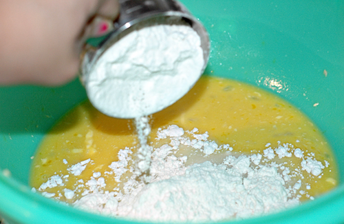 flour to milk mixture for dinner rolls