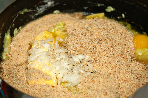Yellow squash mixture