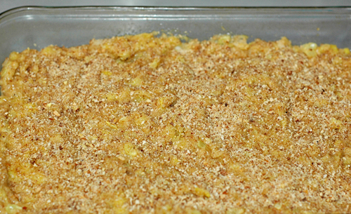 Baked Squash in casserole dish