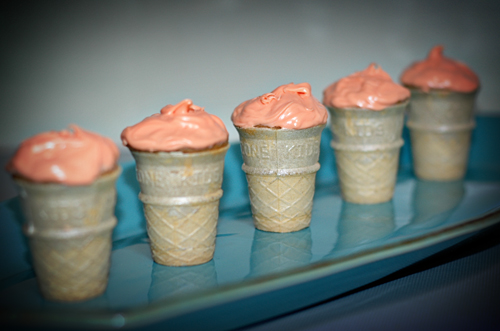 Ice Cream Cupcakes Cones
