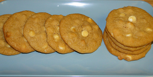 Macadamia nut cookies white chocolate
