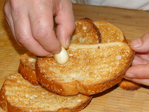 Toast with Garlic