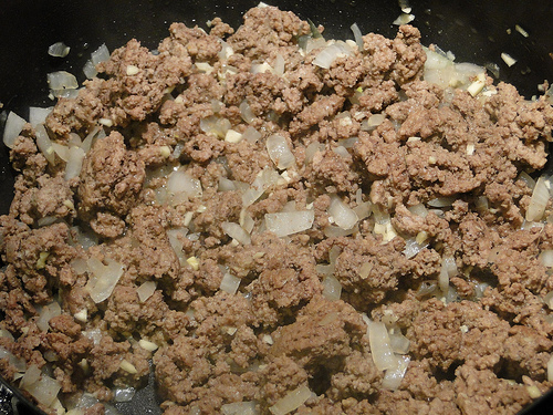 Ground Beef for Baked Ziti