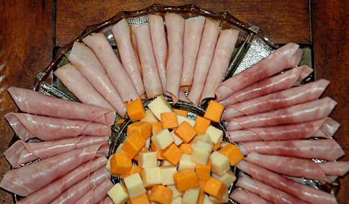 Deli Ham and Cubed Cheese
