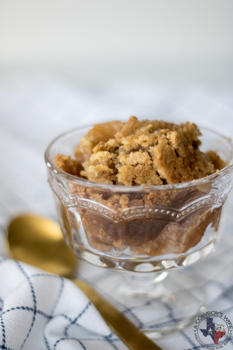 Simple Apple Cobbler Using a Cake Mix A Cowboy's Wife