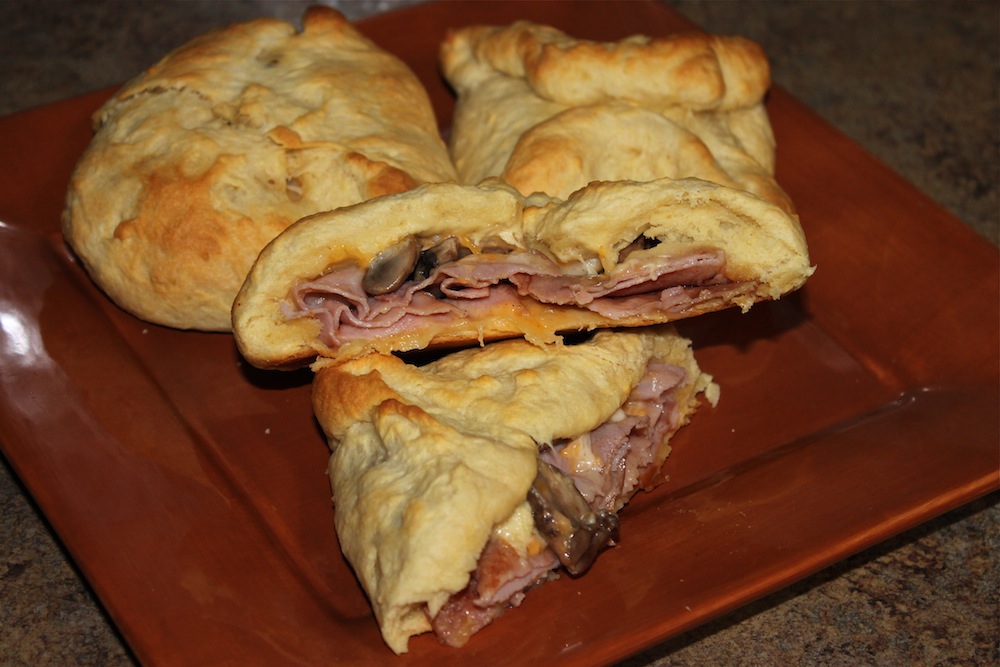 Quick & Easy Ham and Cheese Calzone
