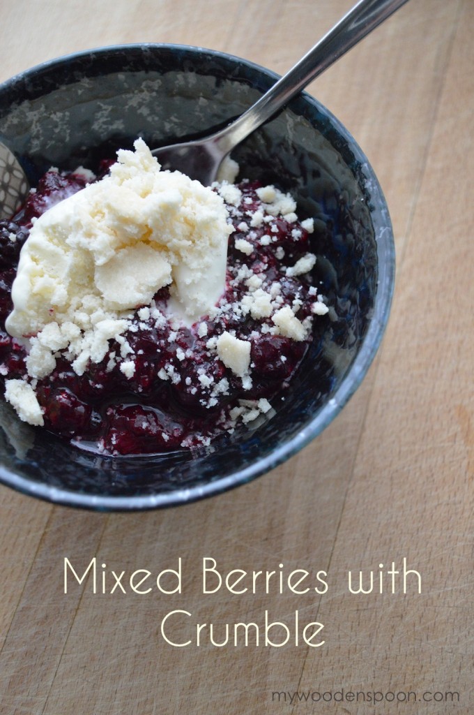 Mixed berries with Shortbread Crumble (5)
