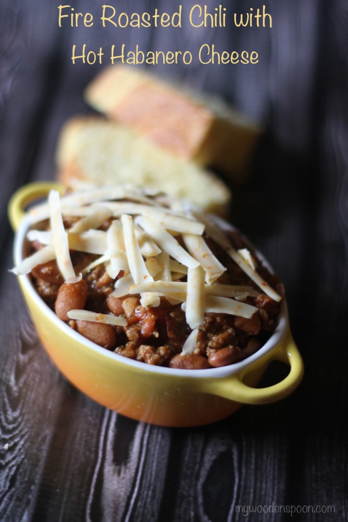 Fire Roasted Chili with Hot Habanero Cheese