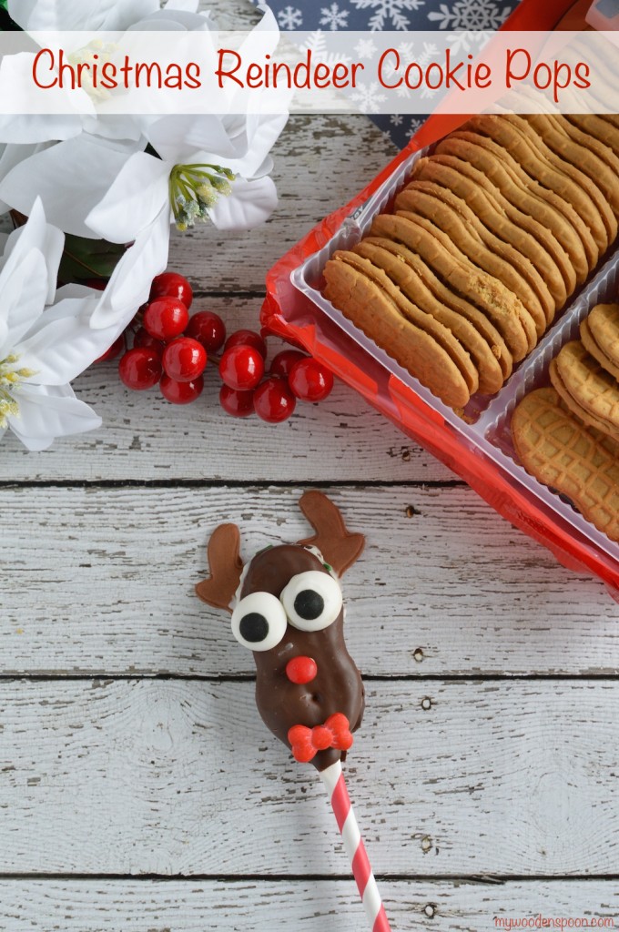 Christmas Reindeer Cookie Pops
