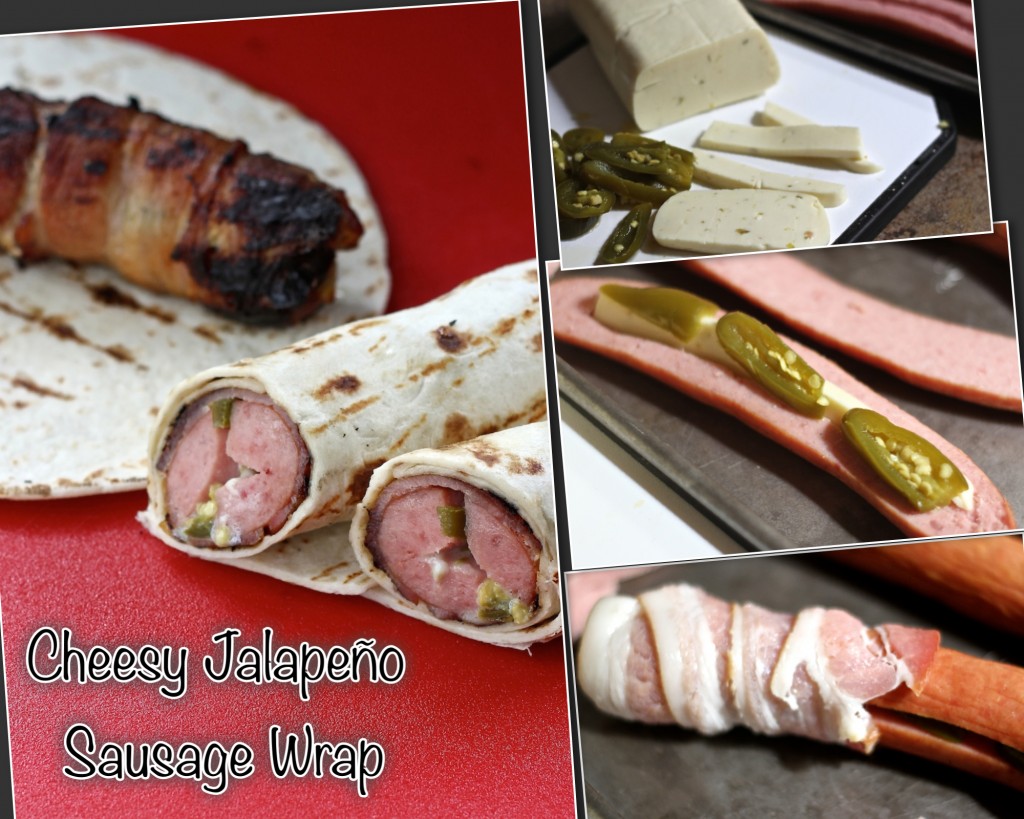 Cheesy Jalapeno Sausage Wrap