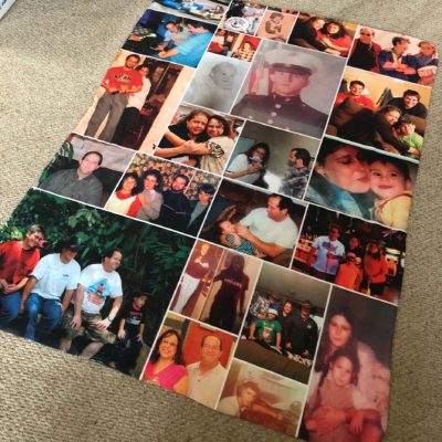 Making a Personalized Photo Blanket in Memory of My Parents