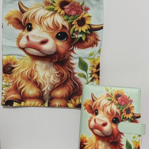Flower Girl Cow | Tote & A5 Binder Set