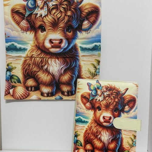 Beach Cow | Tote & A5 Binder Set