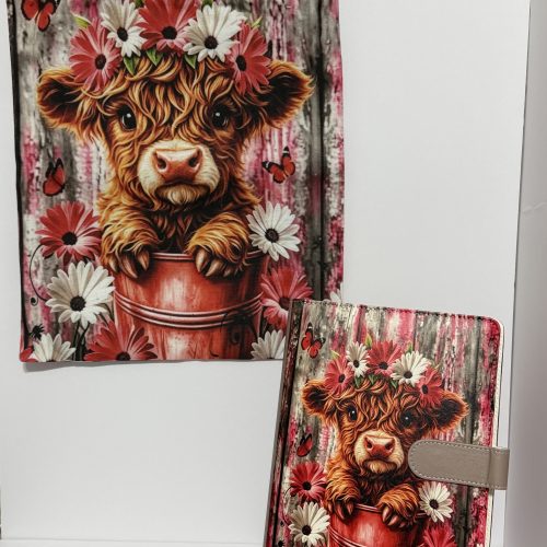 Bucket Cow | Tote & A5 Binder Set