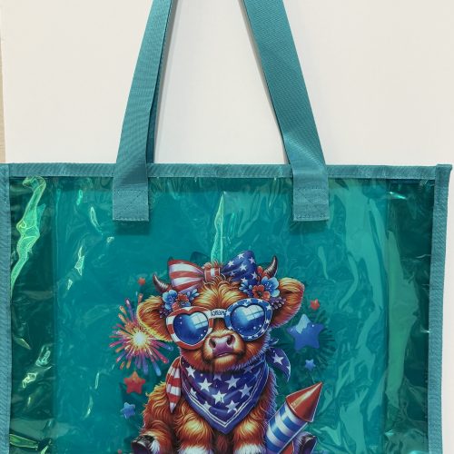 4th of July Cow | Jelly Tote Bag