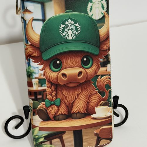 SB Coffee Cow | Zip Around Wallet