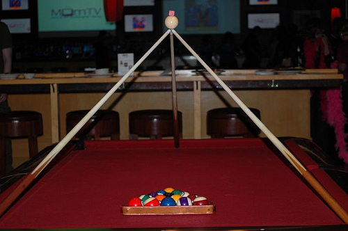pool table setup