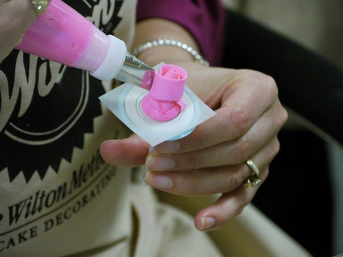 second layer of wilton rose