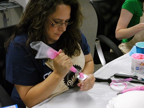 Lori's Wilton Rose base