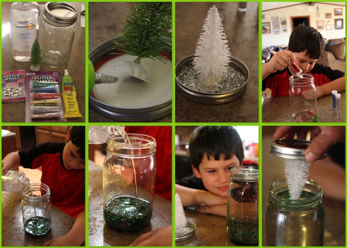 DIY Snow Globe Collage