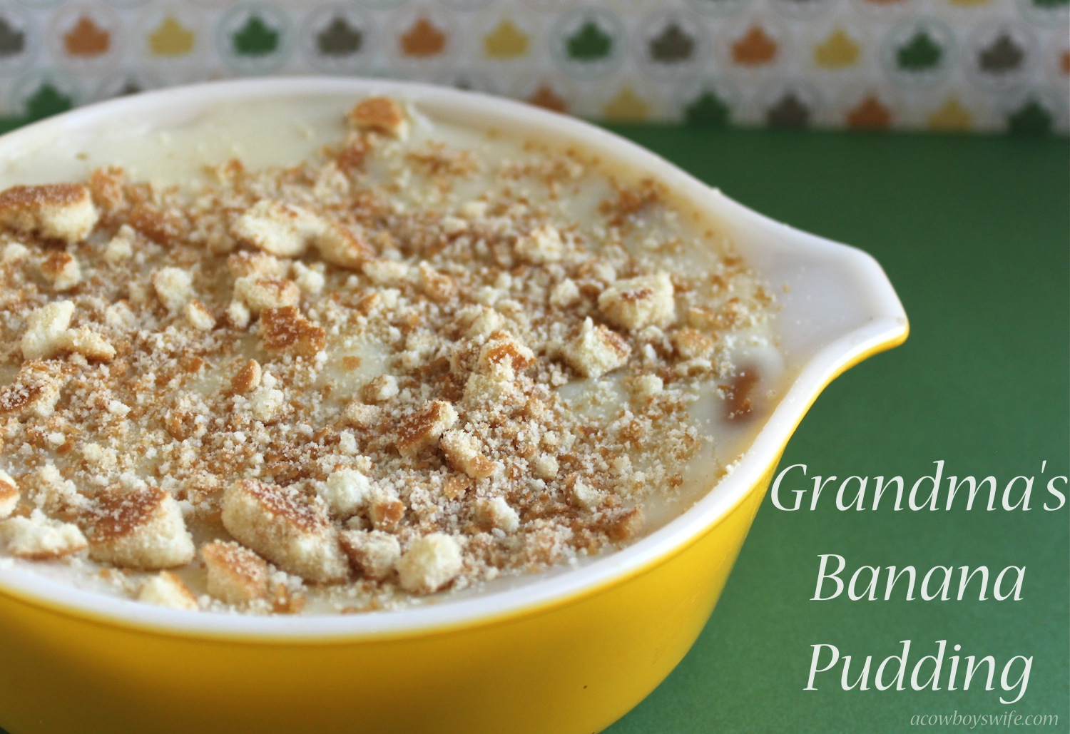 Grandma's Banana Pudding