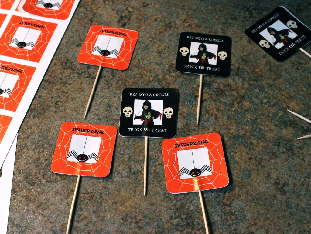 halloween cupcake toppers