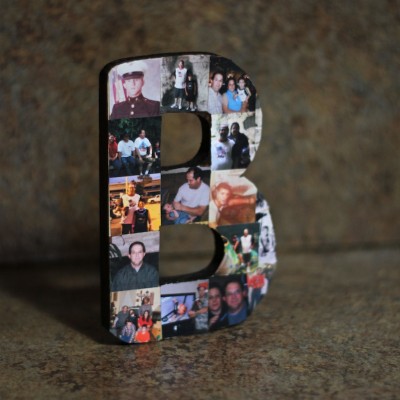 Memorial Photo Collage Craft – Letter B