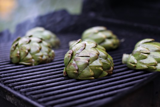 artichokes-on-the-grill