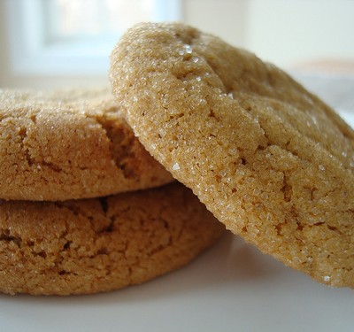 Soft, Chewy Ginger Cookies