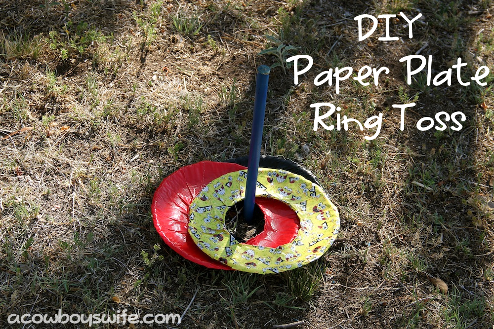 diy paper plate ring toss