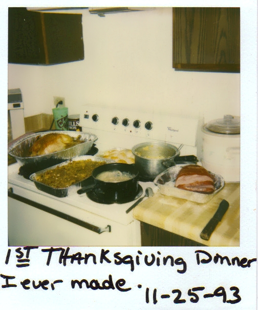 1st thanksgiving dinner